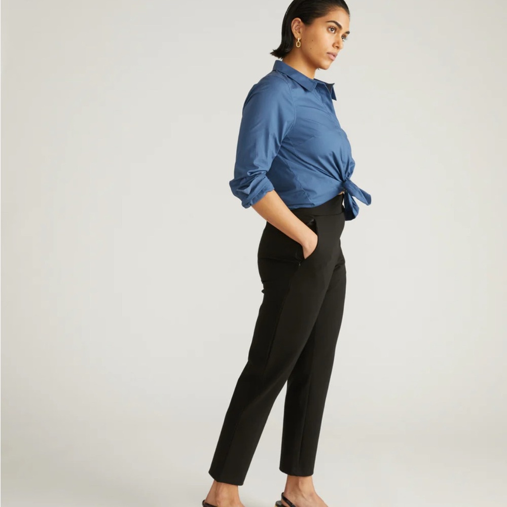 Universal Standard signature ponte pants black